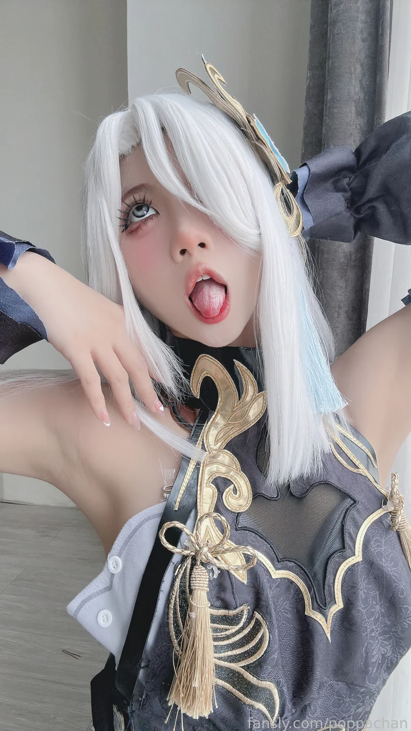 PoppaChan - Shenhe [28P-298MB] tg@simisebaisi 【丝足阁】008.webp